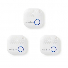 Nedis Key finder - Nedis - 3 stuks (Tot 50 meter, Bluetooth, Bewegingsdetectie, Wit) V170407305 Nedis Key finder - Nedis - 3 stuks (Tot 50 meter, Bluetooth, Bewegingsdetectie, Wit) V170407305