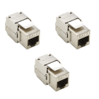 Nedis Keystone RJ45 | Cat7 S/FTP | 3 stuks (Metaal, Verguld)  V090603097 - 1