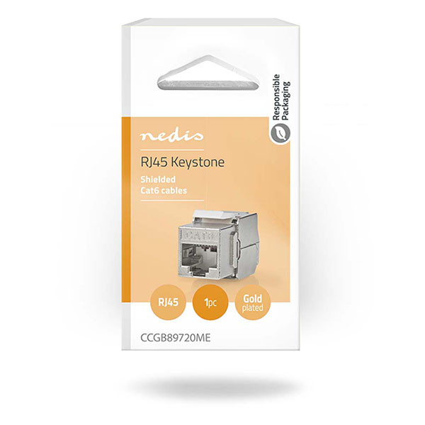 Nedis Keystone RJ45 | Nedis | Cat6 S/FTP (Metaal) CCGB89720ME CCGP89720ME K010607552 - 9