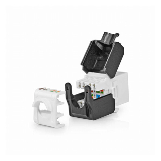 Nedis Keystone RJ45 | Nedis | Cat6 U/UTP (ABS) CCGB89700BK CCGP89700BK K010607550 - 10