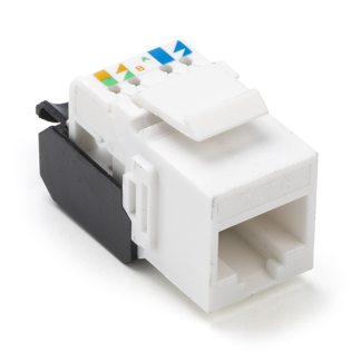 Nedis Keystone RJ45 | Nedis | Cat6 U/UTP (ABS) CCGB89700BK CCGP89700BK K010607550 - 