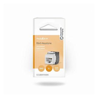 Nedis Keystone RJ45 | Nedis | Cat6 U/UTP (ABS) CCGB89700BK CCGP89700BK K010607550 - 6
