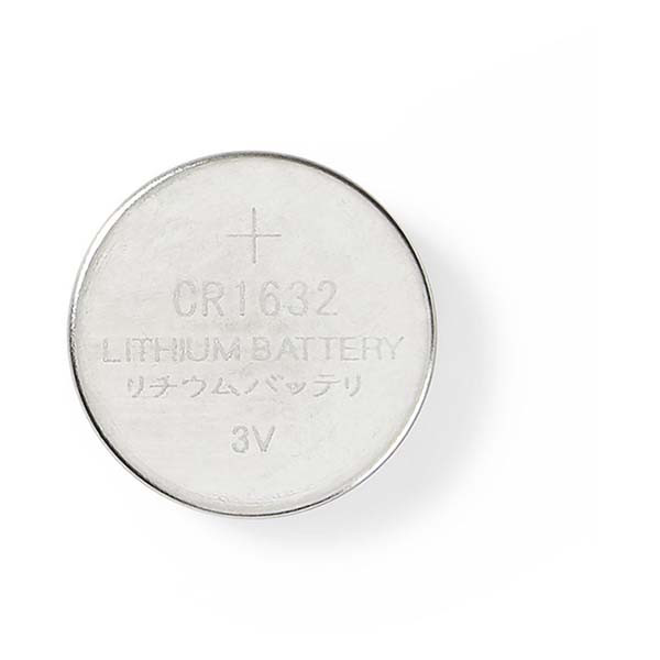 Nedis Knoopcel batterij CR1632 - Nedis - 5 stuks (Lithium, 3 V) BALCR16325BL N105005020 - 2