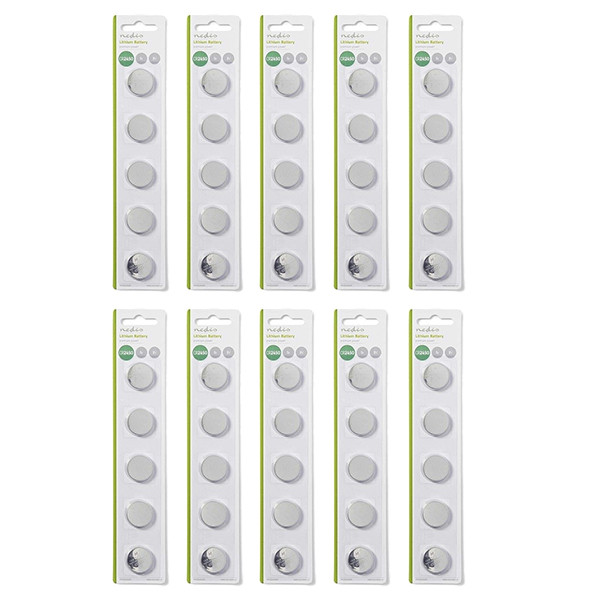 Nedis Knoopcel batterij CR2450 - Nedis - 50 stuks (Lithium, 3 V)  V105005033 - 1