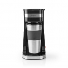 Nedis Koffiezetapparaat | Nedis (1-Kops, Dubbelwandige reisbeker, Herbruikbare filter, Zwart) KACM300FBK K170108086