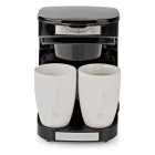 Nedis Koffiezetapparaat | Nedis (2-Kops, Herbruikbaar filter, Incl. kopjes) KACM140EBK K170108121 - 2