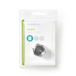 Nedis Koppelstuk aanvoerslang op watertoevoer | 1/2" - 3/4" WAHA1234 K081000201 - 2