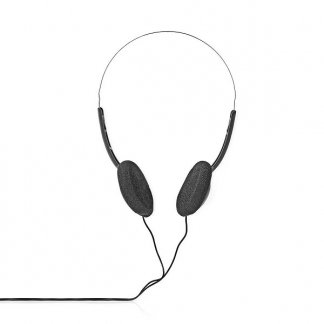 Nedis Koptelefoon | Nedis (Bedraad, 1.2 m, Jack 3.5 mm) HPWD1101BK K170105043 - 1
