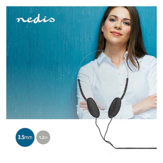 Nedis Koptelefoon | Nedis (Bedraad, 1.2 m, Jack 3.5 mm) HPWD1101BK K170105043 - 7