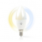 Nedis LED Wifi lamp E14 | Nedis SmartLife | Kaars (LED, 4.5W, 350lm, 2700-6500K, Dimbaar) WIFILW13WTE14 A170406310
