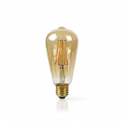 Nedis LED Wifi lamp E27 | Edison | Nedis SmartLife (5W, 500lm, 2200K, Dimbaar) WIFILF10GDST64 K170202641 Nedis LED Wifi lamp E27 | Edison | Nedis SmartLife (5W, 500lm, 2200K, Dimbaar) WIFILF10GDST64 K170202641