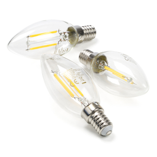 Nedis LED lamp E14 | Kaars | Nedis | 3 stuks (2W, 250lm, 2700K) LBFE14C351P3 K170203730 - 
