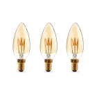 Nedis LED lamp E14 | Kaars | Nedis (3W, 100lm, 2700K, Dimbaar, 3 stuks) LEDBTFE14CAN3P K150204114