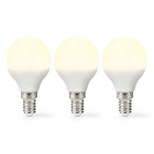 LED lamp E14 | Kogel | Nedis | 3 stuks (4.9W, 470lm, 2700K)