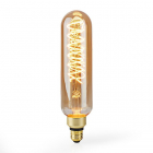 LED lamp E27 | Buis | Nedis (9W, 600lm, 2000K, Dimbaar, Goud)