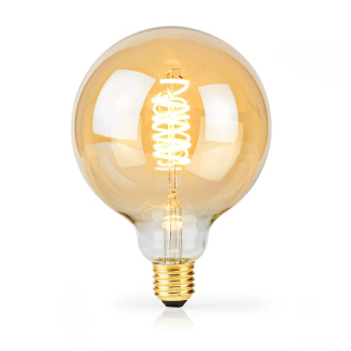 Nedis LED lamp E27 | Globe | Nedis (3.8W, 250lm, 2100K, Dimbaar) LBDE27G125GD K170203707 - 