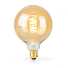 Nedis LED lamp E27 | Globe | Nedis (3.8W, 250lm, 2100K, Dimbaar) LBDE27G125GD K170203707