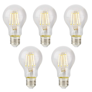 LED lamp E27 | Peer | Nedis | 5 stuks (4W, 470lm, 2700K)
