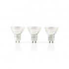 Nedis LED spot GU10 | Nedis - 3 stuks (4.6W, 345lm, 2700K) LEDBGU10P163P2 K150204138 Nedis LED spot GU10 | Nedis - 3 stuks (4.6W, 345lm, 2700K) LEDBGU10P163P2 K150204138