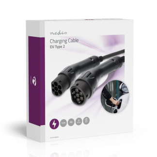 Nedis Laadkabel type 2 | Nedis | 5 meter (11kW, Zwart) EVCA11KWBK50 K120510132 - 4