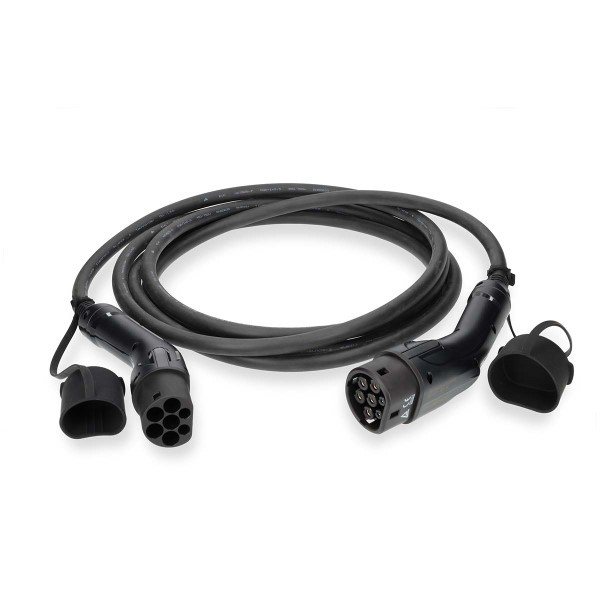 Nedis Laadkabel type 2 | Nedis | 5 meter (22kW, Zwart) EVCA22KWBK50 K120510133 - 1