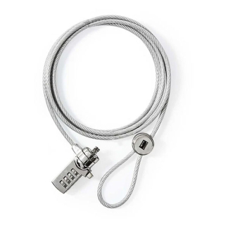 Nedis Laptopslot | Nedis | 1.8 meter (Cijfercode, Zink legering) NBLKD100ME K010214586