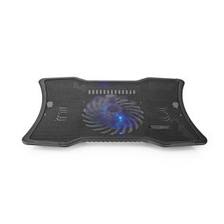 Nedis Laptopstandaard | Nedis | Tot 17 inch (Koelfunctie, Ergonomisch, Verstelbaar) NBCR101BK K101501148