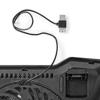Nedis Laptopstandaard | Nedis | Tot 17 inch (Koelfunctie, Ergonomisch, Verstelbaar) NBCR101BK K101501148 - 4