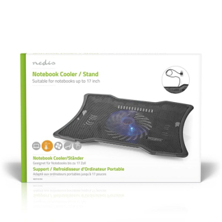 Nedis Laptopstandaard | Nedis | Tot 17 inch (Koelfunctie, Ergonomisch, Verstelbaar) NBCR101BK K101501148 - 5
