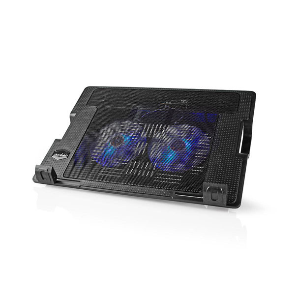 Nedis Laptopstandaard | Nedis | Tot 18 inch (Koelfunctie, Verstelbaar, USB hub) NBCR200BK K101501113 - 2