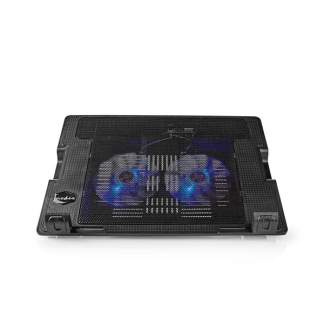 Nedis Laptopstandaard | Nedis | Tot 18 inch (Koelfunctie, Verstelbaar, USB hub) NBCR200BK K101501113 - 4