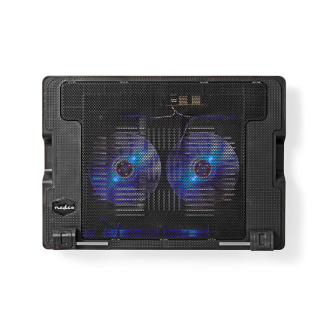 Nedis Laptopstandaard | Nedis | Tot 18 inch (Koelfunctie, Verstelbaar, USB hub) NBCR200BK K101501113 - 6