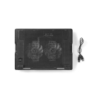 Nedis Laptopstandaard | Nedis | Tot 18 inch (Koelfunctie, Verstelbaar, USB hub) NBCR200BK K101501113 - 7