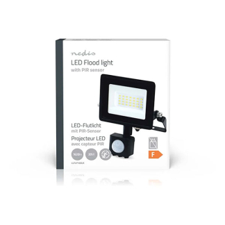 Nedis Led bouwlamp | Nedis (20W, 1620lm, 4000 K, IP44) LLFLP16BLK K150305350 - 5