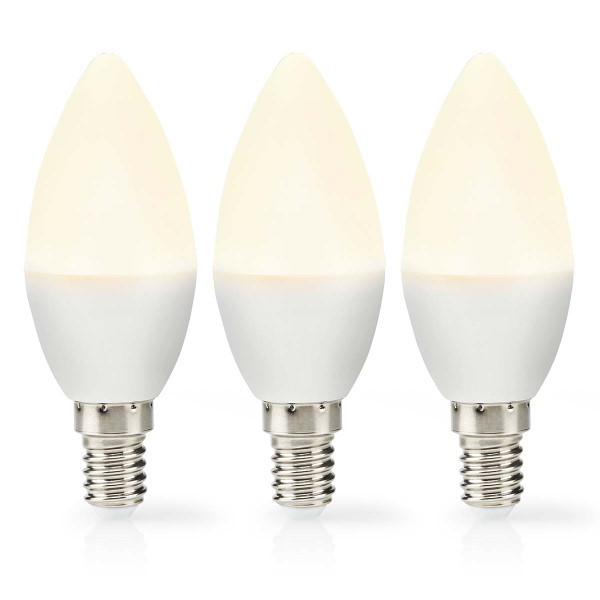 Nedis Led lamp E14 | Kaars | Nedis | 3 stuks (2.8W, 250lm, 2700K) LBE14C351P3 K170203710 - 1