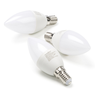 Nedis Led lamp E14 | Kaars | Nedis | 3 stuks (4.9W, 470lm, 2700K) LBE14C352P3 K170203711 - 1