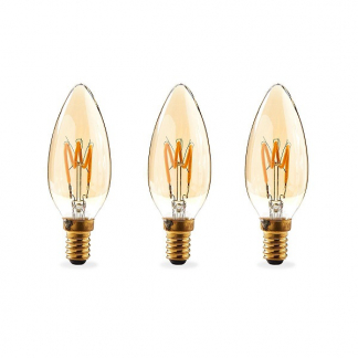 Nedis Led lamp E14 | Kaars | Nedis (3W, 100lm, 2700K, Dimbaar, 3 stuks) LEDBTFE14CAN3P K150204114 - 1