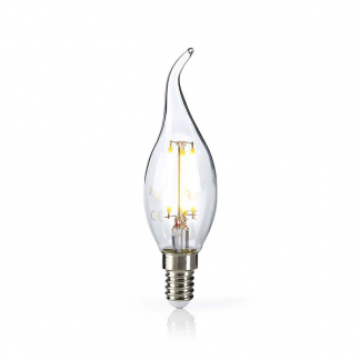 Nedis Led lamp E14 | Kaars met punt | Nedis (4.8W, 470lm, 2700K, Dimbaar) LEDBFE14CANFT2 K150204104 - 1