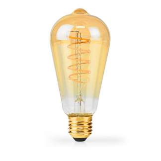 Nedis Led lamp E27 | Edison | Nedis (3.8W, 250lm, 2100K, Dimbaar) LBDE27ST64GD2 K170203709 - 2
