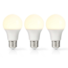Led lamp E27 | Peer | Nedis | 3 stuks (4.9W, 470lm, 2700K)