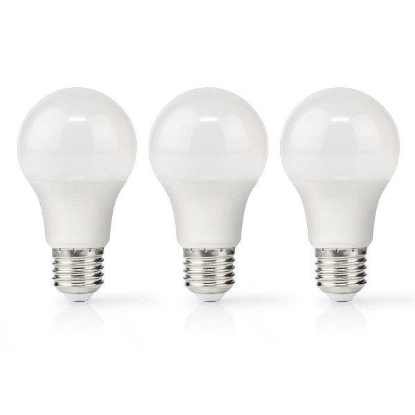 Nedis Led lamp E27 | Peer | Nedis | 3 stuks (4.9W, 470lm, 2700K) LBE27A601P3 K170203719 - 2