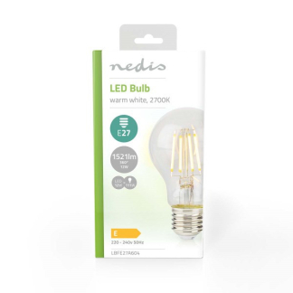 Nedis Led lamp E27 | Peer | Nedis | 4 stuks (12W, 1521lm, 2700K)  V170203742 - 3