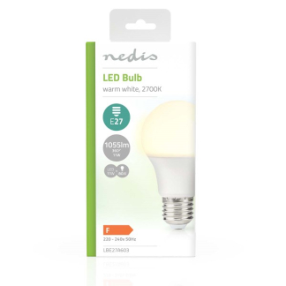 Nedis Led lamp E27 | Peer | Nedis (11W, 1055lm, 2700K) LBE27A603 K170203722 - 3
