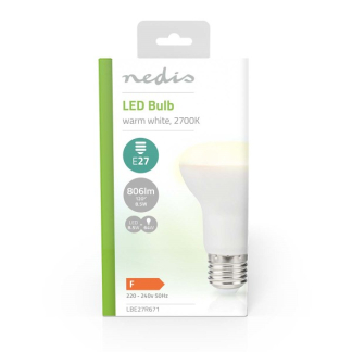 Nedis Led lamp E27 | Reflector | Nedis (8.5W, 806lm, 2700K) LBE27R671 K170203728 - 3