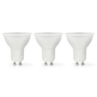 Nedis Led spot GU10 | Nedis | 3 stuks (4.5W, 345lm, 2700K. Dimbaar) LBGU10P166P3 K170203754 - 2