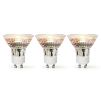 Nedis Led spot GU10 | Nedis | 3 stuks (4.5W, 345lm, 2700K) LBGU10P163P3 K170203750 - 1