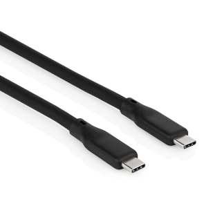 Nedis Lenovo tablet oplaadkabel | USB C ↔ USB C 3.2 | 1 meter (Vertind koper, Power Delivery, 240W, Zwart) CCGB64810BK10 L010214339 - 