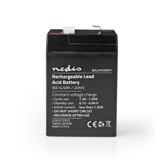 Nedis Loodaccu - Nedis (6 V, 4.500 mAh) BALA45006V N120510007 - 