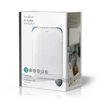 Nedis Luchtreiniger | Nedis (50W, Ruimtes tot 25 m², 4 snelheden, Stofsensor, Touch bediening) AIPU200CWT K170101305 - 6