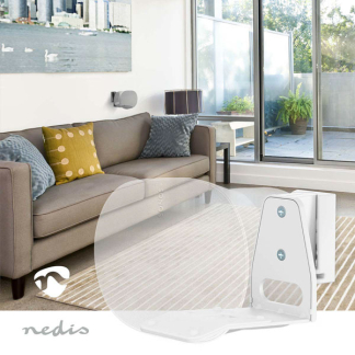 Nedis Luidspreker muurbeugel | Nedis | Max. 5 kg (Geschikt voor Sonos Era 300, Draai en kantelbaar, ABS/Metaal, Wit) SPMT5900WT K101501169 - 5